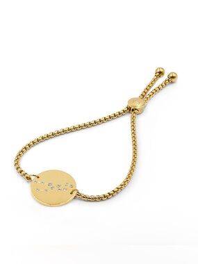 Kinsley Armelle-Taurus Slider Bracelet - Rose Gold